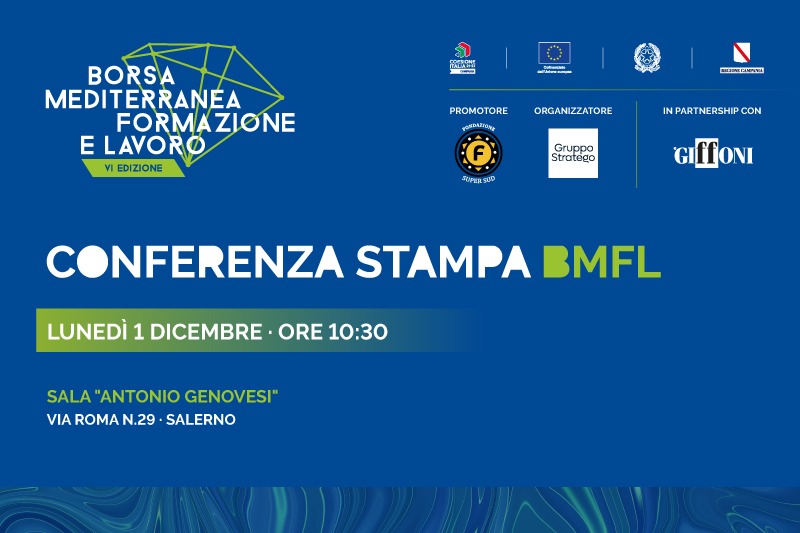 BMFL 2025: LUNEDÌ 1° DICEMBRE ALLE 10:30 NELLA SALA GENOVESI DELLA CAMERA DI COMMERCIO DI SALERNO LA PRESENTAZIONE DELLA TRE GIORNI CONCLUSIVA IN PARTNERSHIP CON IL GIFFONI FILM FESTIVAL